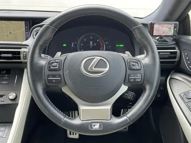 レクサス ＲＣ 300h Fスポーツ 茨城県 2019(令1)年 3.2万km ヒートブルーコントラストレイヤリング 純正ナビ/Bluetooth接続/フルセグTV/DVD再生機能/USB入力端子/オレンジキャリパー/前後ドライブレコーダー/レーダークルーズコントロール/ハンドルヒーター/D＋N席シートヒーター/D＋N席エアシート/D＋N席パワーシート/カーテンエアバック/プリクラッシュセーフティ/三眼LEDヘッドライト/純正アルミホイール/ETC2.0