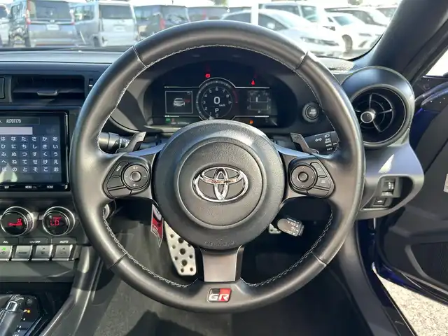 トヨタ ＧＲ８６ SZ 和歌山県 2022(令4)年 3.2万km 紺 9インチナビ/革巻きステアリング/ステアリングスイッチ/パドルシフト/レーダークルーズコントロール/LEDヘッドライト/17インチアルミホイール/プッシュスタート/バックカメラ/オートライト
