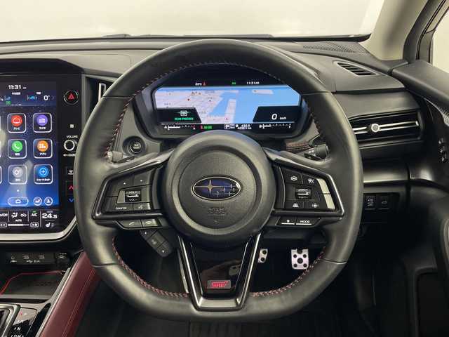 スバル レヴォーグ 1．8STIスポーツ EX 鹿児島県 2021(令3)年 4.3万km クリスタルホワイトP 純正11.6インチナビ/(BT/AM/FM/USB)/Applecarplay/Androidauto/アイサイト/衝突軽減ブレーキ/レーンキープアシスト/レーダークルーズコントロール/オートマチックハイビーム/電動リアゲート/電動パーキングブレーキ/オートホールド/ステアリング連動ヘッドライト/パドルシフト/革巻きステアリング/ステアリングスイッチ/前席パワーシート/前席シートヒーター/レザーシート/社外前後ドライブレコーダー/バックカメラ/純正LEDヘッドライト/純正フロアマット/保証書/取扱説明書
