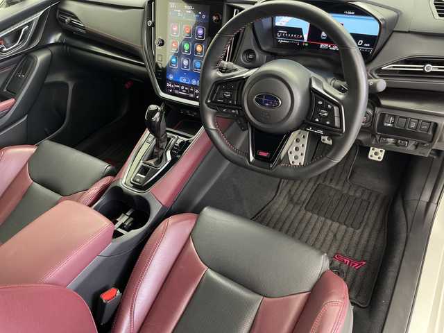 スバル レヴォーグ 1．8STIスポーツ EX 鹿児島県 2021(令3)年 4.3万km クリスタルホワイトP 純正11.6インチナビ/(BT/AM/FM/USB)/Applecarplay/Androidauto/アイサイト/衝突軽減ブレーキ/レーンキープアシスト/レーダークルーズコントロール/オートマチックハイビーム/電動リアゲート/電動パーキングブレーキ/オートホールド/ステアリング連動ヘッドライト/パドルシフト/革巻きステアリング/ステアリングスイッチ/前席パワーシート/前席シートヒーター/レザーシート/社外前後ドライブレコーダー/バックカメラ/純正LEDヘッドライト/純正フロアマット/保証書/取扱説明書