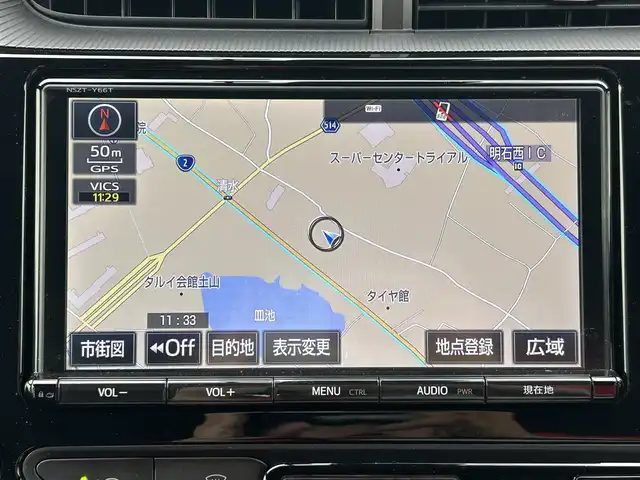 トヨタ アクア G GRスポーツ 兵庫県 2018(平30)年 4.9万km イエロー 純正9インチナビ/フルセグTV/Bluetooth接続/バックカメラ/トヨタセーフティセンス/クルーズコントロール/ビルトインETC2.0/オートハイビーム/GR専用スポーツシート/GR純正フロアマット/社外アルミホイール/ハーフレザーシート