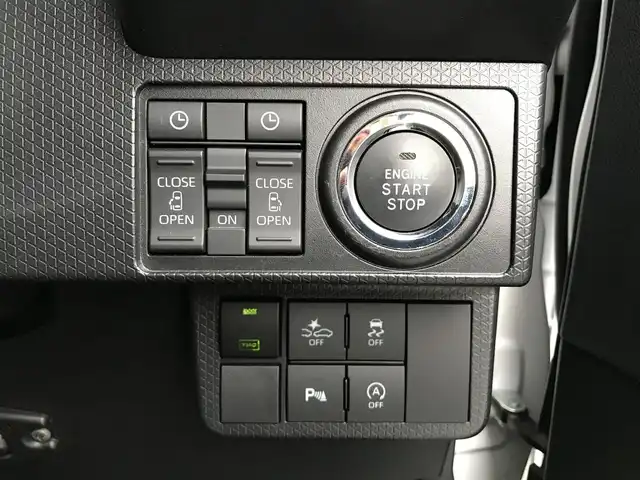 ダイハツ タント カスタム RS 鳥取県 2023(令5)年 4.8万km ブラックマイカメタリック/シャイニングホワイトパール ターボ・ツートンカラー/純正9インチDPオーディオ/フルセグ/BT/USB/パノラマモニター/ドライブレコーダー・ETC/スマートアシスト/レーンキープアシスト/クリアランスソナー/両側パワースライドドア/ハーフレザーシート/前席シートヒーター/LEDヘットライト/フォグライト/純正15インチアルミ（規格外）/プッシュエンジンスタート/アイドリングストップ/スぺアキー