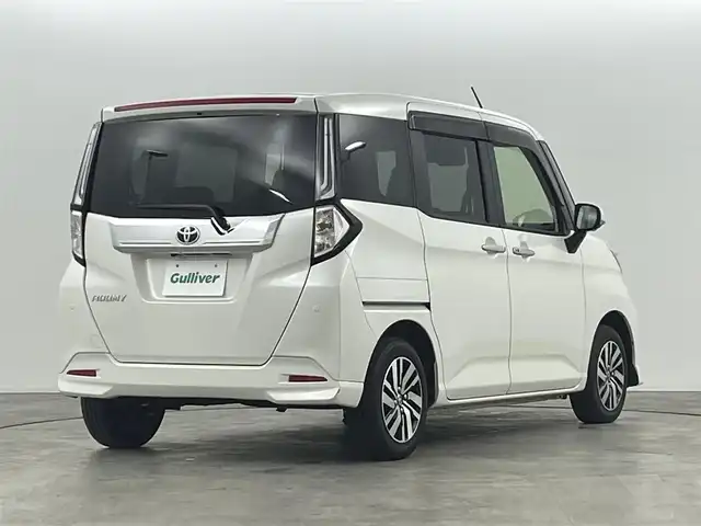 トヨタ ルーミー カスタムG 福島県 2023(令5)年 2.6万km パールホワイトⅢ トヨタセーフティセンス/・オートマチックハイビーム/・標識認識機能/・衝突回避ブレーキ/・車線逸脱防止機能/・衝突被害軽減システム/・盗難防止装置/・前後コーナーセンサー/純正7インチメモリーナビ/・型番；NMZK-W73D/・フルセグ/TV/BT/USB/CD/DVD/iPod/AM/FM/全方位カメラ/両側パワースライドドア/レーダークルーズコントロール/LEDオートライト/・フォグランプ/シートヒーター/純正アルミホイール付きサマータイヤ/PWRモード/アイドリングストップ/電子パーキング/・オートブレーキホールド/電動格納ミラー/・ウィンカーミラー/ETC/ドアバイザー/純正フロアマット/社外センターコンソール/コンフォートパッケージ/プッシュスタート/・スマートキー/・スペアキー