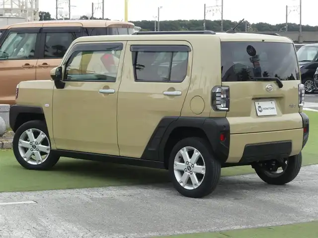 ダイハツ タフト G 千葉県 2022(令4)年 2.3万km サンドベージュメタリック スマートアシストIII/エコアイドル/純正メモリーナビ/地デジTV/【DVD/CD再生機能　Bluetooth接続】/パノラマモニター/ドライブレコーダー/革巻きステアリング/ETC/LEDヘッドライト/フォグライト/コーナーセンサー/純正15インチアルミホイル/サイド/カーテンエアバッグ/キーフリーシステム