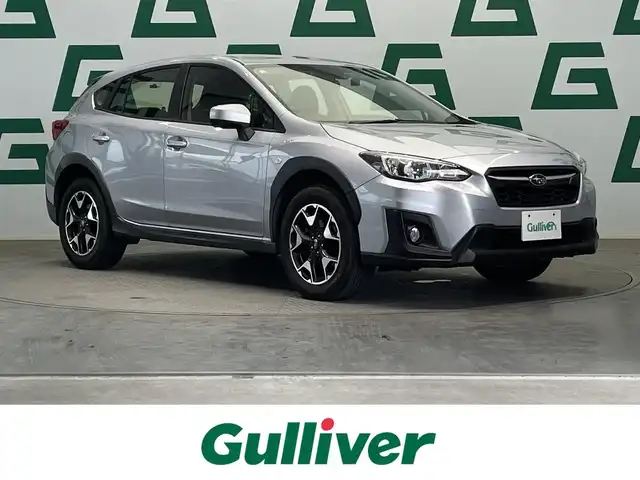 スバル インプレッサ ＸＶ 1．6i アイサイト 鹿児島県 2018(平30)年 7.7万km シルバー 禁煙車/バックカメラ/ETC/前後ドラレコ/社外ナビ（ワンセグ/CD/USB）/アイサイト/・プリクラッシュブレーキ/・誤発進抑制機能/・クルーズコントロール/・車線逸脱抑制機能/・ツーリングアシスト/横滑り防止機能/ヒルスタートアシスト/アイドリングストップ/電格ミラー/電動パーキング/オートライト/フォグランプ/純正フロアマット/純正17インチAW/ステアリングスイッチ/ヘッドライトレベライザー/シートリフター/取扱説明書