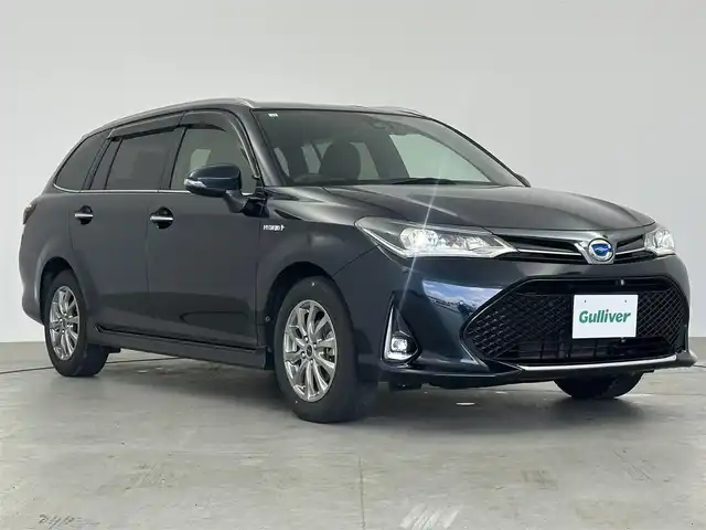 トヨタ カローラ フィールダー ハイブリッドG ダブルバイビー 愛知県 2018(平30)年 4.4万km ブラッキッシュアゲハガラスフレーク 純正ナビ　/（フルセグ／ＢＴ／ＣＤ／ＤＶＤ）　/クルーズコントロール　/バックモニター　/コーナーセンサー　/衝突軽減システム　/レーンキープアシスト/ハーフレザーシート　/前席シートヒーター　/ドライブレコーダー　/ETC　/社外AW（BALMINUM）
