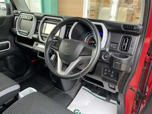 スズキ ハスラー HYBRID X 宮崎県 2020(令2)年 3.1万km フェニックスレッドパール/ガンメタリック2トーンルーフ 禁煙車/衝突被害軽減ブレーキ/社外オーディオ/（カロッツェリア/PVH-9300VSZS/Bluetooth）/社外バックカメラ/純正LEDオートライト/純正LEDフォグ/純正15インチアルミ/純正セキュリティアラーム/純正フロアマット/レーンディパーチャーアラート/クリアランスソナー/エネチャージ/前席シートヒーター/オートエアコン/スマートキー/プッシュエンジンスタート/新車時保証書/取扱い説明書