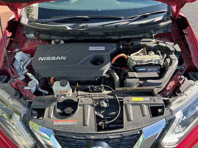 日産 エクストレイル ハイブリッド 20X 茨城県 2018(平30)年 5.1万km 赤 純正ＳＤナビ/(TV/BT/AM/FM)/４WD/ETC/電動リアゲート/バックカメラ/エマージェンシーブレーキ/横滑り防止装置/LED/純正アルミホイール/スマートキー