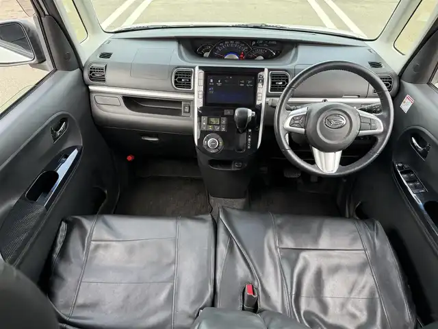 ダイハツ タント カスタムRS トップED LTD SAⅢ 佐賀県 2018(平30)年 3.5万km パールホワイトⅢ ワンオーナー/純正8インチSDナビゲーション/・フルセグTV/CD/DVD/SD/USB/HDMI/Bluetooth/パノラマモニター/前方ドライブレコーダー/両側パワースライドドア/レザー調シートカバー/D席シートヒーター/後席サンシェード/革巻きステアリング/ステアリングリモコン/純正15インチアルミホイール/純正LEDヘッドライト/・オートマチックハイビーム/純正LEDフォグランプ/純正フロアマット/純正ドアバイザ―/衝突被害軽減ブレーキ/車線逸脱警報機能/横滑り防止装置
