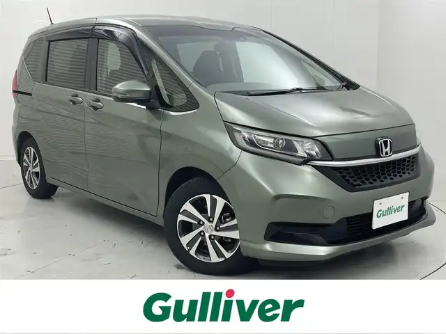 ホンダ フリード G ホンダセンシング 茨城県 2020(令2)年 1.5万km シルバーミストグリーンM 純正9インチプレミアムインターナビ/Bluetooth/フルセグ/CD/DVD/AM/FM/Apple CarPlay/ホンダセンシング/アイドリングストップ/レーダークルーズコントロール/ＥＴＣ/前後ドラレコ/D+N席シートヒーター/オートライト