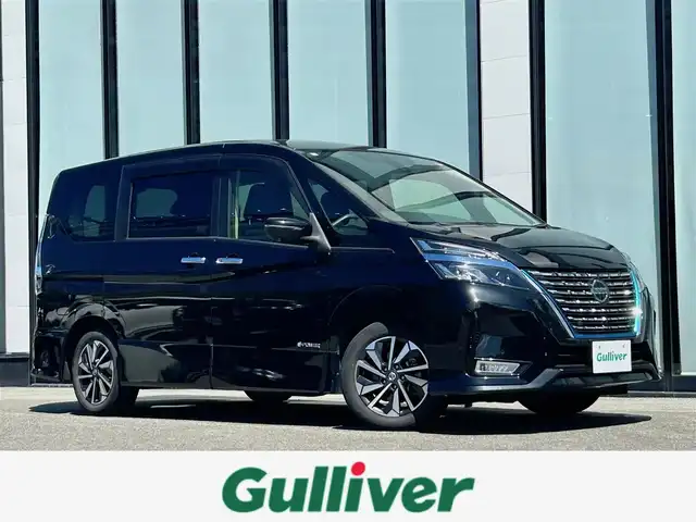 日産 セレナ e－パワー ハイウェイスター V 大阪府 2021(令3)年 5.2万km ダイヤモンドブラック 純正９インチナビ　/ビルトインＥＴＣ　/全方位モニター　/フルセグＴＶ　/両側パワースライドドア　/ドライブレコーダー（前）　/純正１６インチアルミホイール　/ＬＥＤヘッドランプ　/純正フロアマット　/プロパイロット