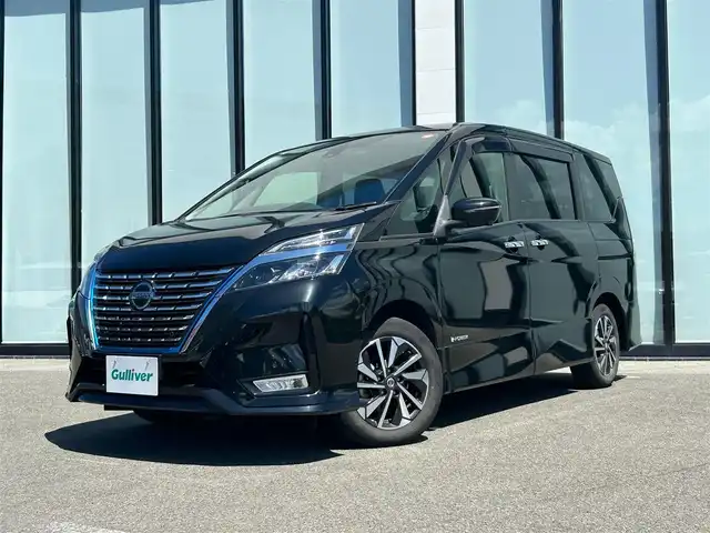 日産 セレナ e－パワー ハイウェイスター V 大阪府 2021(令3)年 5.2万km ダイヤモンドブラック 純正９インチナビ　/ビルトインＥＴＣ　/全方位モニター　/フルセグＴＶ　/両側パワースライドドア　/ドライブレコーダー（前）　/純正１６インチアルミホイール　/ＬＥＤヘッドランプ　/純正フロアマット　/プロパイロット