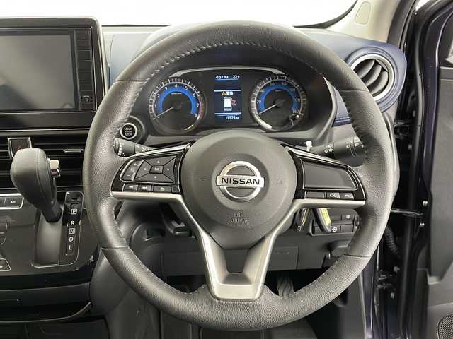 日産 デイズ ハイウェイスターG ターボ 長野県 2023(令5)年 2万km アメジストパープル ４WD/純正ナビ/Bluetooth Audio/USB接続/地デジTV/アラウンドビューモニター/アイドリングストップ/エマージェンシーブレーキ/オートマチックハイビーム/LEDヘッドライト/オートライト/スマートキーx2/プッシュスタート/ETC/コーナーセンサー/純正15インチアルミ/スタッドレス＋アルミ車載