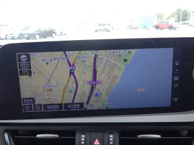 レクサス ＥＳ 300h Fスポーツ 千葉県 2022(令4)年 0.6万km ホワイトノーヴァガラスフレーク Lexus Safety System+/・プリクラッシュセーフティ/・レーンディパーチャーアラート/・オートハイビーム/・レーダークルーズコントロール/・ブラインドスポットモニター/ムーンルーフ/コンビレザーシート/前席パワーシート/エアシート/シートヒーター/純正SDナビ/地デジTV/【DVD/CD再生機能　Bluetooth接続】/パノラミックビューモニター/デジタルインナーミラー/デジタルアウターミラー/革巻きステアリング/ステアリングスイッチ/ステアリングヒーター/パドルシフト/ETC（2.0）/3眼LEDヘッドライト/フォグライト/ウインカーミラー/社外レーダー/ドライブレコーダー/クリアランスソナー/純正19インチアルミホイル/サイド/カーテンエアバッグ/スマートキー