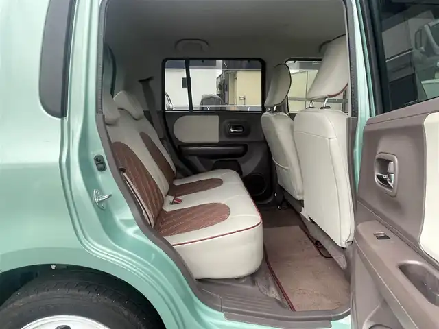 スズキ ラパン ショコラ X 愛知県 2014(平26)年 10.9万km フォレストアクアメタリック/ホワイト 【(株)IDOMが運営する【じしゃロン名古屋鳴海店】の自社ローン対象車両になります。こちらは現金ご利用時の価格です。自社ローンご希望の方は別途その旨お申付け下さい。】/メモリナビ（CD/DVD/フルセグTV/BT）/ETC/スマートキー/前後ドラレコ/スペアキー/HID/オートエアコン