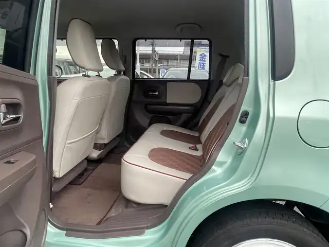 スズキ ラパン ショコラ X 愛知県 2014(平26)年 10.9万km フォレストアクアメタリック/ホワイト 【(株)IDOMが運営する【じしゃロン名古屋鳴海店】の自社ローン対象車両になります。こちらは現金ご利用時の価格です。自社ローンご希望の方は別途その旨お申付け下さい。】/メモリナビ（CD/DVD/フルセグTV/BT）/ETC/スマートキー/前後ドラレコ/スペアキー/HID/オートエアコン