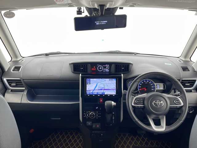 トヨタ ルーミー カスタムG－T 千葉県 2022(令4)年 3.8万km ブラックマイカメタリック/パールホワイト2トーン 衝突軽減ブレーキ/純正SDナビ/（フルセグ/Bluetooth/USB/FM/AM）/全方位カメラ/ETC/ドライブレコーダー/アイドリングストップ/デジタルインナーミラー/シートカバー/シートヒーター（運転席＋助手席）/LEDヘッドライト/電動格納ミラー