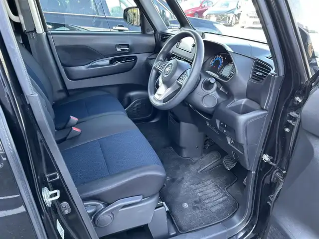 日産 ルークス HWS X プロパイロットED 島根県 2021(令3)年 4.3万km ブラック 登録時走行距離42300km/純正SDナビ(Bluetooth・AM・FM・CD)/フルセグTV/プロパイロット/両側パワースライドドア/デジタルミラー/ETC/全周囲カメラ/純正フロアマット/純正AW/後方コーナーセンサー/LEDヘッドライト/オートライト/シートバックテーブル/ロールサンシェード/禁煙車