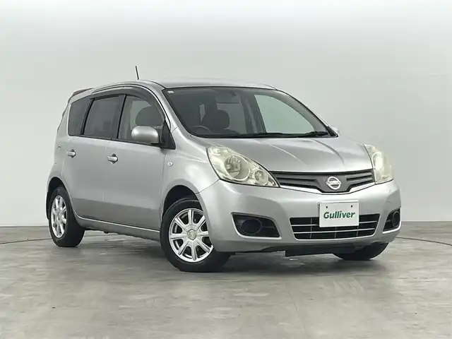 日産 ノート 15X 福島県 2009(平21)年 11.2万km ダイヤモンドシルバー 純正HDDナビ/・バックカメラ/・ＥＴＣ/・フルセグＴＶ/・ＨＤＤ/・ＣＤ／ＤＶＤ/・ＦＭ／ＡＭ/純正フロアマット/社外ホイール/純正ドアバイザー/電格ミラー/スマートキー/ライトべライザー