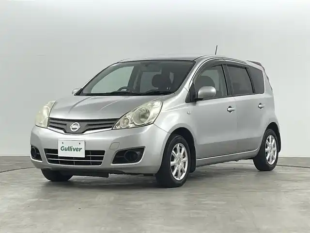 日産 ノート 15X 福島県 2009(平21)年 11.2万km ダイヤモンドシルバー 純正HDDナビ/・バックカメラ/・ＥＴＣ/・フルセグＴＶ/・ＨＤＤ/・ＣＤ／ＤＶＤ/・ＦＭ／ＡＭ/純正フロアマット/社外ホイール/純正ドアバイザー/電格ミラー/スマートキー/ライトべライザー