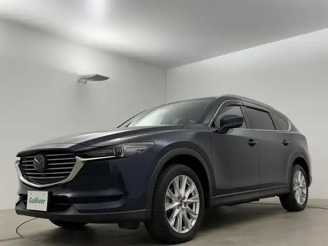 マツダ ＣＸ－８ XD プロアクティブ 岡山県 2018(平30)年 5万km ディープクリスタルブルーマイカ 11インチフリップダウンモニター/レーダークルーズコントロール/CD/DVDプレーヤー/シートヒーター/ステアリングヒーター/ビルトインETC/ブラインドスポットモニター/パワーシート/シートメモリ/オートハイビーム/スペアキー/純正ナビ/フルセグTV/パワーバックドア