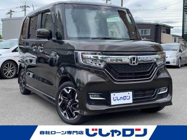 ホンダ Ｎ ＢＯＸ カスタム G L ターボ ホンダセンシング 福井県 2018(平30)年 10.3万km プレミアムグラマラスブロンズP (株)IDOMが運営する【じしゃロン福井店】の自社ローン専用車両になりますこちらは現金またはオートローンご利用時の価格です。自社ローンご希望の方は別途その旨お申付け下さい/純正ナビ/バックカメラ/ドライブレコーダー/両側パワースライドドア/ホンダセンシング/ETC/純正15インチアルミ/フロアマット/ドアバイザー
