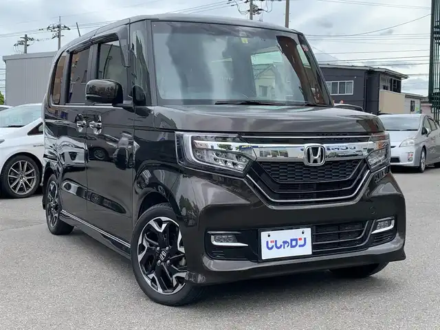 ホンダ Ｎ ＢＯＸ カスタム G L ターボ ホンダセンシング 福井県 2018(平30)年 10.3万km プレミアムグラマラスブロンズP (株)IDOMが運営する【じしゃロン福井店】の自社ローン専用車両になりますこちらは現金またはオートローンご利用時の価格です。自社ローンご希望の方は別途その旨お申付け下さい/純正ナビ/バックカメラ/ドライブレコーダー/両側パワースライドドア/ホンダセンシング/ETC/純正15インチアルミ/フロアマット/ドアバイザー