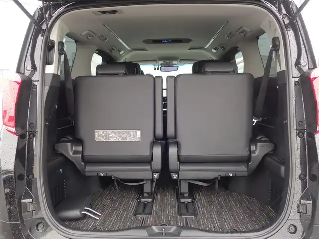 トヨタ アルファード S Cパッケージ 山形県 2019(令1)年 6.7万km ブラック 4WD/カロッツェリアSDナビ/　　【CD DVD BT フルセグ MSV USB AUX】/バックカメラ/両側パワースライドドア/電動リアゲート/レーダークルーズコントロール/LEDオートヘッドライト/レザーシート/パワーシート/シートエアコン/シートヒーター/オットマン/16インチアルミホイール/ルームミラー型ドライブレコーダー/アイドリングストップ/コーナーセンサー/ステアリングスイッチ/MTモード付AT/ステアリングヒーター/電動格納ウィンカーミラー/フォグランプ/WAAC/スマートキー×2/ETC