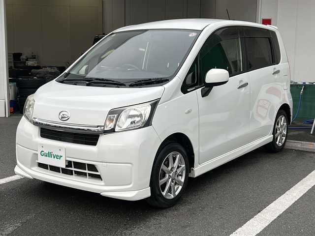 ダイハツ ムーヴ L VSスマートセレクション SN 京都府 2014(平26)年 12.3万km ホワイト 〇SDナビ/〇ワンセグテレビ/〇バックカメラ/〇スマートキー/〇アイドリングストップ/〇純正アルミ