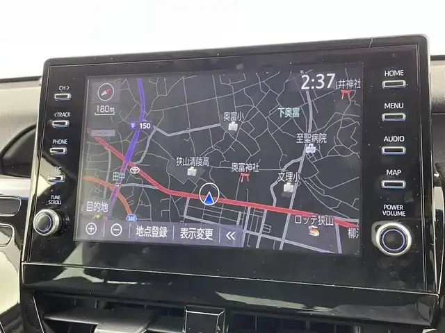 トヨタ カムリ WS 埼玉県 2022(令4)年 2.6万km プラチナホワイトパールマイカ 純正ナビ　/　(フルセグ・AM・FM・Bluetooth)　/ＥＴＣ２．０　/バックカメラ　/トヨタセーフティセンス　/ロードサインアシスト　/プリクラッシュセーフティ　/レーントレーシングアシスト/ブラインドスポットモニター/リヤクロストラフィックアラート/パーキングサポートブレーキ　/先行車発進告知　/クリアランスソナー　/パワーシートＤ席/前後ドライブレコーダー/純正フロアマット/純正アルミホイール１７インチ/前後コーナーセンサー