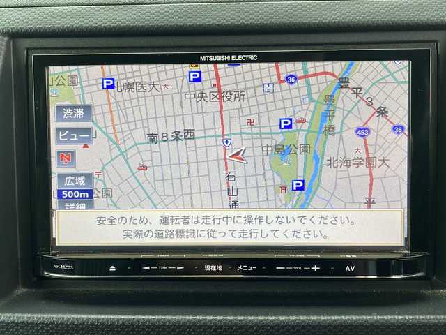 日産 キックス RX 道央・札幌 2009(平21)年 7.2万km ミディアムグレー 社外ナビ(BT、FM、AM、TV、SD、CD)/純正ドアバイザー/シートヒーター(運転席)/ETC/オートライト/純正エンジンスターター/バックカメラ/背面タイヤ