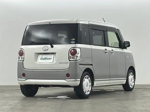 ダイハツ ムーヴ キャンバス G ブラックインテリア リミテッド SAⅢ 福島県 2020(令2)年 4.7万km パールホワイトⅢ/スムースグレーマイカメタリック 2トーン スマートアシスト3/・衝突軽減ブレーキ/・車線逸脱警報装置/・コーナーセンサー/・先行車発進お知らせ機能/社外ナビ/・型番：CN-R05WD/・フルセグTV/Bluetooth/CD/DVD/・全方位カメラ/・ETC/・ドライブレコーダー/両側パワースライドドア/アイドリングストップ/革巻きステアリング/・ステアリングリモコン/ベンチシート/プッシュスタート/・スマートキー/・スペアキー/LEDヘッドライト/・オートライト/・フォグライト/純正フロアマット/ドアバイザー