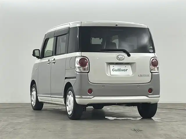 ダイハツ ムーヴ キャンバス G ブラックインテリア リミテッド SAⅢ 福島県 2020(令2)年 4.7万km パールホワイトⅢ/スムースグレーマイカメタリック 2トーン スマートアシスト3/・衝突軽減ブレーキ/・車線逸脱警報装置/・コーナーセンサー/・先行車発進お知らせ機能/社外ナビ/・型番：CN-R05WD/・フルセグTV/Bluetooth/CD/DVD/・全方位カメラ/・ETC/・ドライブレコーダー/両側パワースライドドア/アイドリングストップ/革巻きステアリング/・ステアリングリモコン/ベンチシート/プッシュスタート/・スマートキー/・スペアキー/LEDヘッドライト/・オートライト/・フォグライト/純正フロアマット/ドアバイザー