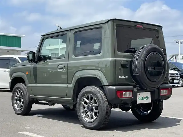 スズキ ジムニー XC 東京都 2025(令7)年 0.1千km ジャングルグリーン 届出済未使用車/デュアルセンサーブレーキ/車線逸脱警報機能/パーキングソナー/ヒルディセントコントロール/クルーズコントロール/シートヒーター/横滑り抑制機能/アイドリングストップ/スマートキー