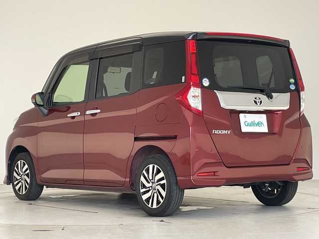 トヨタ ルーミー カスタムG 愛知県 2019(平31)年 2.4万km ブラックマイカメタリック/ファイアークォーツレッドメタリック 純正9型ナビ/全方位カメラ/両側パワースライドドア/クルーズコントロール/バックカメラ/コーナーセンサー/純正アルミホイール/LEDヘッドライト/オートマチックハイビーム/ETC/衝突軽減システム/フルセグ/CD DVD/ステアリングスイッチ/スマートキー/プッシュスタート