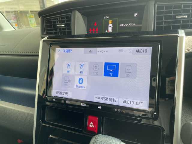 トヨタ ルーミー カスタムG 愛知県 2019(平31)年 2.4万km ブラックマイカメタリック/ファイアークォーツレッドメタリック 純正9型ナビ/全方位カメラ/両側パワースライドドア/クルーズコントロール/バックカメラ/コーナーセンサー/純正アルミホイール/LEDヘッドライト/オートマチックハイビーム/ETC/衝突軽減システム/フルセグ/CD DVD/ステアリングスイッチ/スマートキー/プッシュスタート