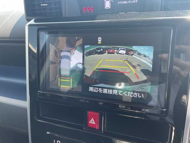 トヨタ ルーミー カスタムG 愛知県 2019(平31)年 2.4万km ブラックマイカメタリック/ファイアークォーツレッドメタリック 純正9型ナビ/全方位カメラ/両側パワースライドドア/クルーズコントロール/バックカメラ/コーナーセンサー/純正アルミホイール/LEDヘッドライト/オートマチックハイビーム/ETC/衝突軽減システム/フルセグ/CD DVD/ステアリングスイッチ/スマートキー/プッシュスタート