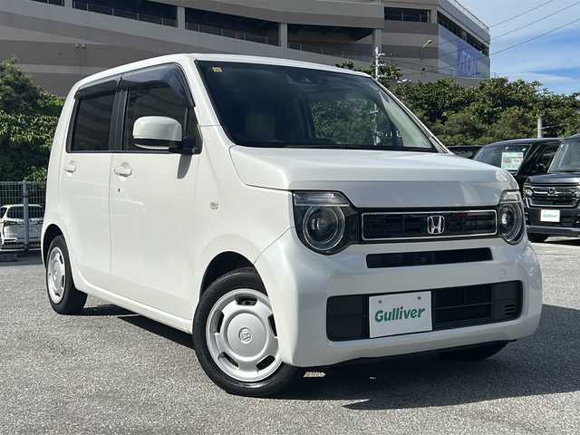 ホンダ Ｎ ＷＧＮ L ホンダセンシング 沖縄県 2020(令2)年 2.4万km プラチナホワイトパール 純正８インチナビ/（ＡＭ／ＦＭ／ＣＤ／ＤＶＤ／ＢＴ）　/バックモニター　/フルセグＴＶ　/ホンダセンシング　/前後ドラレコ　　/オートライト　/ＥＴＣ　/ＵＳＢ入力端子　/スマートキー　/パーキングアシスト/LEDヘッドライト/純正フロアマット/プッシュスタート/クルーズコントロール/レーンキープアシスト