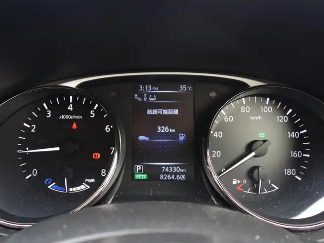 日産 エクストレイル ハイブリッド 20X エマージェンシーブレーキ 山形県 2016(平28)年 7.5万km ブリリアントホワイトパール 4WD/衝突被害軽減システム/純正SDナビ/　　【CD DVD BT フルセグ AUX】/アラウンドビューモニター/電動リアゲート/クルーズコントロール/LEDオートヘッドライト/革調シートカバー/シートヒーター/純正17インチアルミホイール/アイドリングストップ/コーナーセンサー/ステアリングスイッチ/電動格納ウィンカーミラー/フォグランプ/スマートキー/ETC