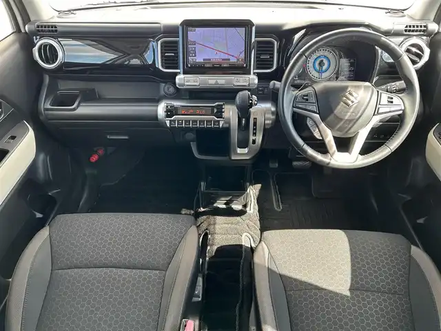 スズキ クロスビー HYBRID MZ 新潟県 2018(平30)年 1.2万km ピュアホワイトP ワンオーナー/衝突軽減/純正ナビ/（フルセグ、Bluetooth、CD/DVD、AM/FM）/全方位カメラ/パドルシフト付き/革巻きステアリング/クルーズコントロール追従有/ETC2.0/シートヒーター/パーキングアシスト/レーンキープアシスト/コーナーセンサー（後方のみ）/アイドリングストップ/オートライト/オートハイビーム/USB入力端子/LEDヘッドライト/横滑り防止/スマートキー/プッシュスタート/純正フロアマット