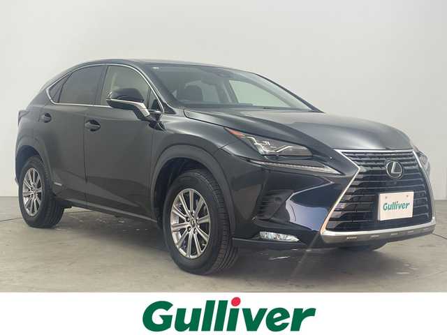 レクサス ＮＸ 300h Iパッケージ 大分県 2019(令1)年 7.5万km グラファイトブラックガラスフレーク 純正10.3インチナビ/Bluetooth/CD/SD/AUX/フルセグTV/パノラミックビューモニター/セーフティーセンス（予防安全パッケージ）/プリクラッシュセーフティ/レーントレーシングアシスト/アダプティブハイビームシステム/レーダークルーズコントロール/ロードサインアシスト/先行車発進告知機能/ブラインドスポットモニター/3眼ＬＥＤヘッドライト/オートライト/電動リアゲート/パワーシート/シートヒーター/ステアリングヒーター/ドライブレコーダー/ETC