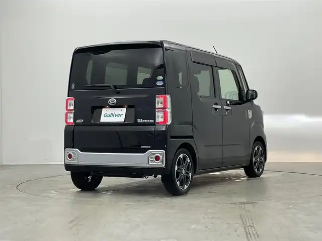 ダイハツ ウェイク G SA 埼玉県 2015(平27)年 6万km ブラックマイカメタリック 社外メモリナビ（AVN-Z04iW）/　CD/DVD/BT/USB/SD/SDREC/両側パワースライドドア/バックカメラ/衝突被害軽減システム/横滑り防止装置/社外ビルトインETC/エンジンスタートボタン/スマートキー/スペアキー/純正LEDヘッドライト＆フォグランプ/オートライト/純正アルミホイール
