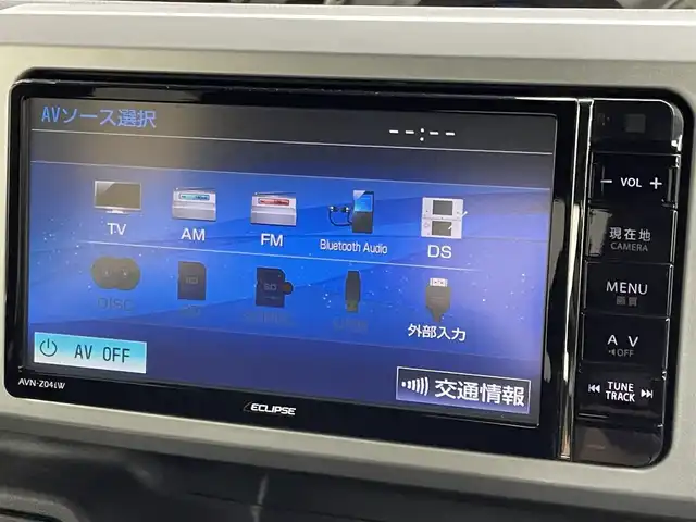 ダイハツ ウェイク G SA 埼玉県 2015(平27)年 6万km ブラックマイカメタリック 社外メモリナビ（AVN-Z04iW）/　CD/DVD/BT/USB/SD/SDREC/両側パワースライドドア/バックカメラ/衝突被害軽減システム/横滑り防止装置/社外ビルトインETC/エンジンスタートボタン/スマートキー/スペアキー/純正LEDヘッドライト＆フォグランプ/オートライト/純正アルミホイール