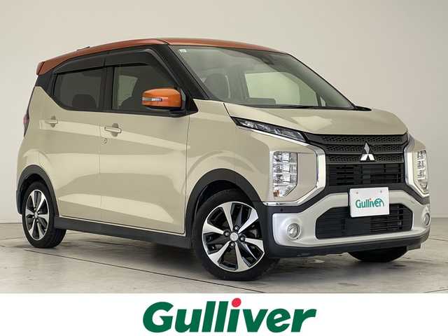 三菱 ｅＫクロス T 愛知県 2019(令1)年 5.4万km 茶Ⅱ マイパイロット　/純正９型ナビ　/全方位カメラ　/レーダークルコン　/シートヒーター　/コーナーセンサー　/純正ＡＷ　/ＬＥＤヘッド　/インテリジェントミラー　/レーンキープ　/ドラレコ　/ＥＴＣ　/プッシュスタート　/スマートキー