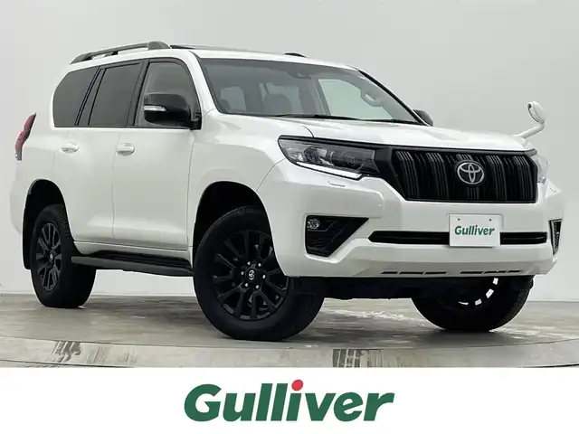 トヨタ ランドクルーザー プラド TX Lパッケージ マットブラED 宮城県 2023(令5)年 5万km ホワイトパールクリスタルシャイン サンルーフ/純正９型ナビ/ベージュ革シート/アダプティブクルーズ/クリアランスソナー/セーフティセンス/バックモニター/ＥＴＣ/シートヒーター/ベンチレーション/センターデフロック/ダウンヒルアシスト/後席電動格納/運転席/助手席パワーシート/専用18インチAW/ルーフレール/禁煙車