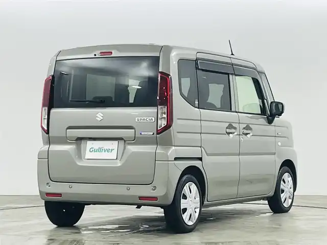 スズキ スペーシア HYBRID X 福島県 2024(令6)年 2万km モスグレーメタリック スズキセーフティサポート/・衝突軽減ブレーキ/・誤発進抑制機能/・車線逸脱抑制機能/・車線逸脱警報/・ふらつき警報機能/・先行車発進お知らせ機能/・標識認識/・低速時ブレーキサポート（前・後）/・パーキングセンサー（前後）/・横滑り防止装置/9インチ純正ディスプレイオーディオ/・全方位カメラ/・バックカメラ/・フルセグTV/・Bluetooth/・ETC/・HDMI/・USB/・AppleCarPlay/・androidオート/・iPod/・FM/AM/・ステアリングスイッチ/後席オットマン/両側パワースライドドア/LEDヘッドライト/・オートライト/・オートマチックハイビーム/前席シートヒーター/純正フロアマット/ドアバイザー/後席サンシェード/プッシュスタート/・スマートキー