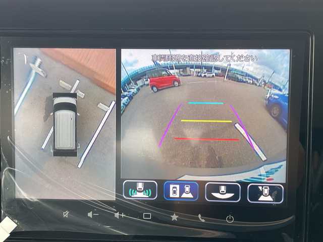 スズキ スペーシア HYBRID X 石川県 2024(令6)年 2万km モスグレーメタリック 禁煙車/デュアルカメラブレーキサポート/純正9インチメモリナビ/　　AM/FM/フルセグ/applecarplay/androidauto/アラウンドビューモニター/両側パワースライドドア/LEDオートライト/ヘッドライトレベライザー/前席シートヒーター/後席オットマン/アイドリングストップ/サーキュレーター/サンシェード/リアテーブル/電動格納ミラー/フロアマット/ドアバイザー/ステアリングスイッチ/スマートキー/ETC