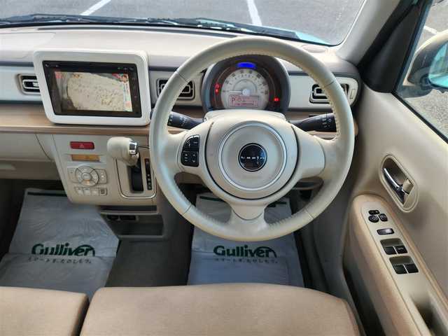 スズキ ラパン X 宮城県 2017(平29)年 9.1万km フレンチミントパールメタリック 4WD/メーカーオプションナビ/フルセグTV/全方位モニター/ETC/衝突被害軽減ブレーキ/HIDヘッドランプ/オートライト/オートエアコン/革巻きステアリング/ステアリングスイッチ/前席シートヒーター/純正14インチアルミホイール/スマートキー/プッシュエンジンスタート/禁煙車