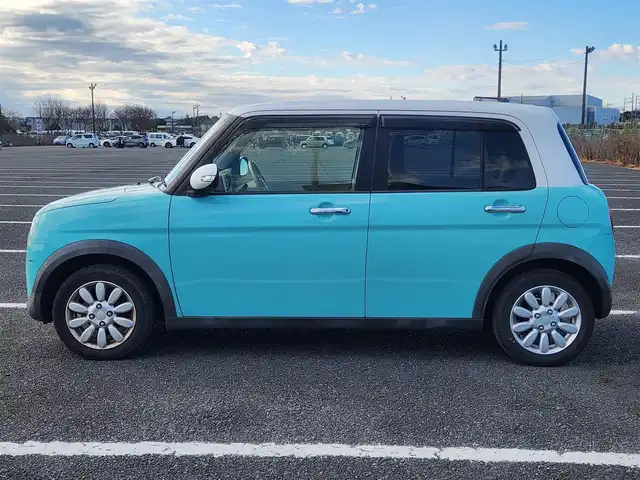 スズキ ラパン X 宮城県 2017(平29)年 9.1万km フレンチミントパールメタリック 4WD/メーカーオプションナビ/フルセグTV/全方位モニター/ETC/衝突被害軽減ブレーキ/HIDヘッドランプ/オートライト/オートエアコン/革巻きステアリング/ステアリングスイッチ/前席シートヒーター/純正14インチアルミホイール/スマートキー/プッシュエンジンスタート/禁煙車