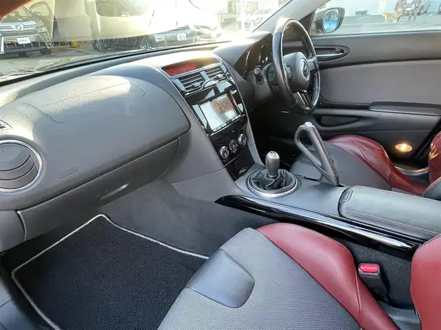 マツダ ＲＸ－８ スピリットR 群馬県 2013(平25)年 6.5万km スパークリングブラックマイカ 6MT/カロッツェリアナビ/CD・DVD・BT・フルセグ/バックカメラ/BOSEサウンドシステム/純正RECAROシート/R Magic2本出しマフラー/社外リアバンパー/社外リアスポイラー/BLITZ車高調/社外アルミホイール/純正フロアマット/ETC